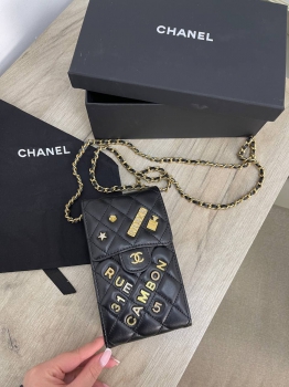 Чехол-сумочка для телефона  Chanel Артикул BMS-88093. Вид 1