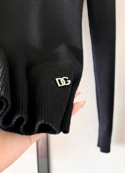 Водолазка из кашемира и шелка Dolce & Gabbana Артикул BMS-103940. Вид 2