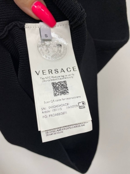  Платье из вискозы и хлопка Versace Артикул BMS-104113. Вид 3