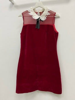 Бархатное мини-платье Miu Miu Артикул BMS-104118. Вид 1