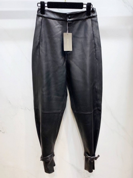 Кожаные брюки Balenciaga Артикул BMS-104413. Вид 1
