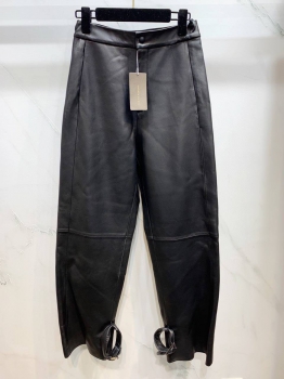 Кожаные брюки Balenciaga Артикул BMS-104413. Вид 3