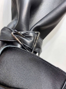 Кожаные брюки Balenciaga Артикул BMS-104413. Вид 7