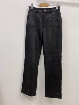 Кожаные брюки  Max Mara Артикул BMS-104418. Вид 1