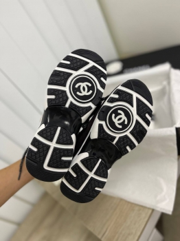 Комбинированные кроссовки Chanel Артикул BMS-104490. Вид 4