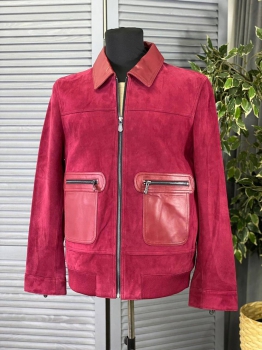 Куртка замшевая  Brunello Cucinelli Артикул BMS-105884. Вид 1