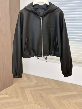 Кожаная куртка Prada Артикул BMS-118478. Вид 1
