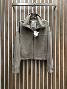 Замшевая куртка  Brunello Cucinelli Артикул BMS-119661. Вид 2