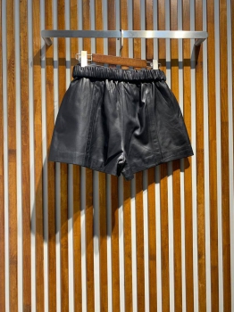 Кожаные шорты  Chanel Артикул BMS-119962. Вид 2