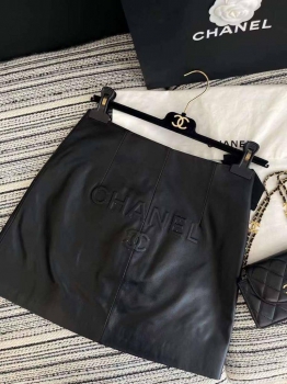 Кожаная юбка  Chanel Артикул BMS-120056. Вид 2