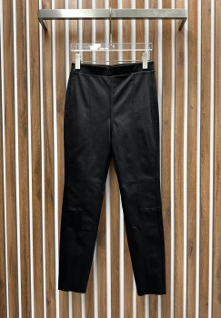Кожаные брюки Bottega Veneta Артикул BMS-120958. Вид 1