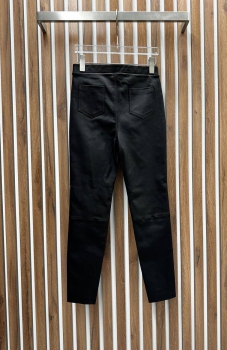 Кожаные брюки Bottega Veneta Артикул BMS-120958. Вид 2