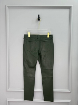 Кожаные брюки  Brunello Cucinelli Артикул BMS-122618. Вид 2