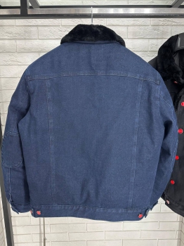 Джинсовая куртка  Kiton Артикул BMS-124840. Вид 3