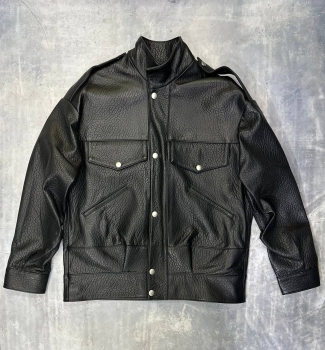 Кожаная куртка  Yves Saint Laurent Артикул BMS-127737. Вид 2