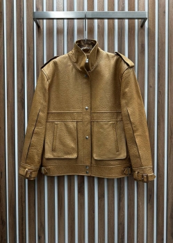 Кожаная куртка Yves Saint Laurent Артикул BMS-128444. Вид 1