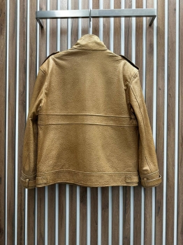 Кожаная куртка Yves Saint Laurent Артикул BMS-128444. Вид 2