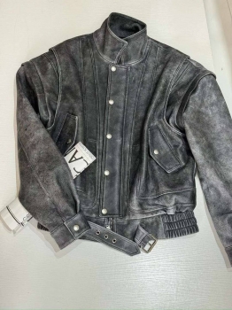 Кожаная куртка  Yves Saint Laurent Артикул BMS-130054. Вид 1