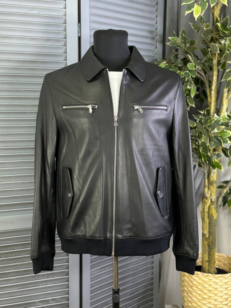 Куртка кожаная Hermes Артикул BMS-110658