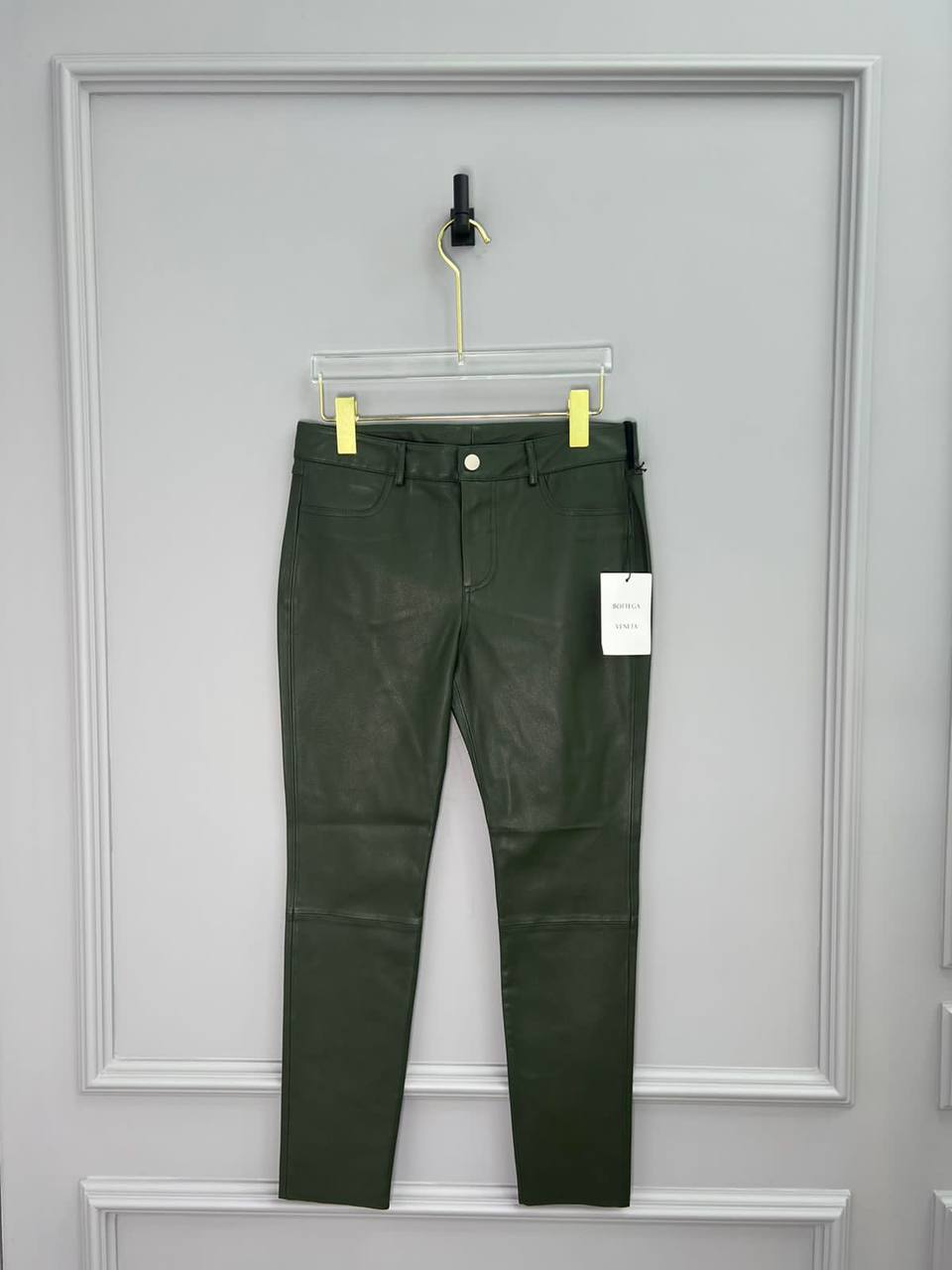 Кожаные брюки  Brunello Cucinelli Артикул BMS-122618